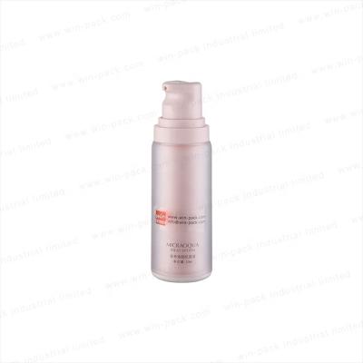 China High Quality Frosted Plastic Bottle 30ml 25ml 50ml 80ml 100ml 130ml Custom Made Airless Victory Rose Color Vacuum Pump Bottle-Personal Care Package for sale