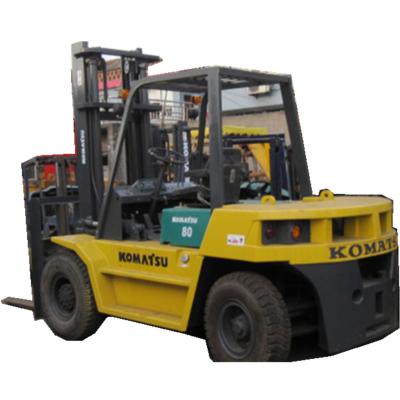 China Original Japanese Engine Forklift FD8.0 7 Ton Diesel Forklift Used Komatsu Fd8.0 Forklift With Cheap Price 3MÂ ³ for sale