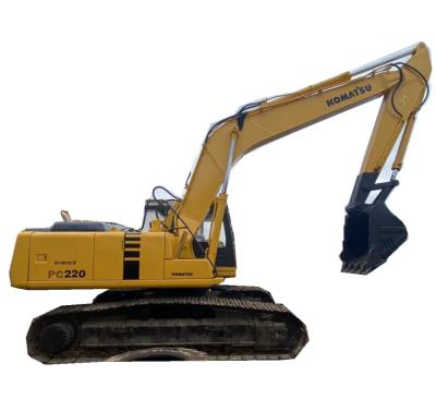 China Excavadoras Escavator Original High-performance Escavator KOMATSU PC220-6 PC220-7 Used Crawler Excavator Big Digger Good Condition for sale