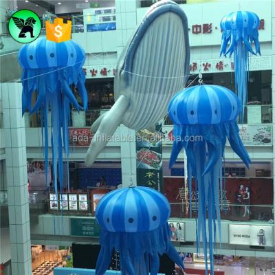 China Customized Inflatable Blue Jellyfish 1.5m Jellyfish Inflatable Event Lighting Inflatable Jellyfish For Club A2783 for sale