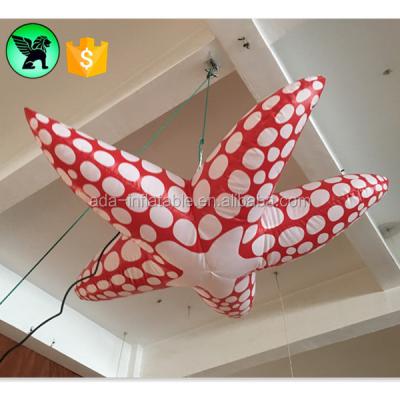 China Ocean Inflatable Event Starfish Decoration Hanging Inflatable Starfish Customized Lighting Inflatable Starfish Y19 for sale