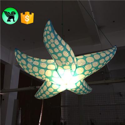 China Inflatable Starfish Stage Hanging Lighting Club Inflatable Starfish Customized A1638 Inflatable Decoration Inflatable Starfish for sale