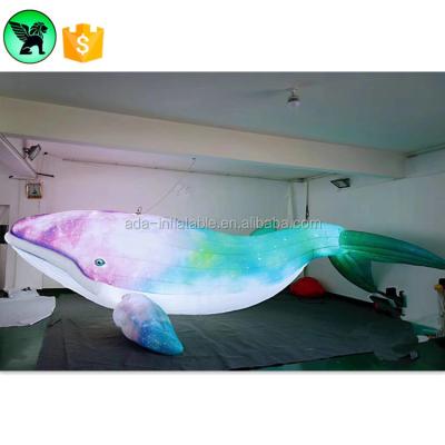 China Beautiful Customized Promotional Inflatable Whale Advertising Inflatable Whale Whale 8m For Event A5931 for sale