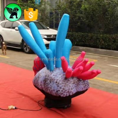 China Customized Inflatable Ocean Event Inflatable Outdoor Event Stage Decoration Coral For Club A5256 for sale