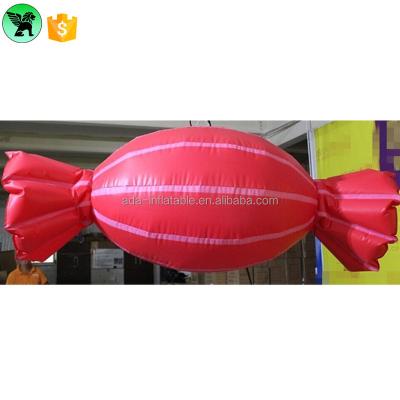 China Customized PVC tarpulin fabric inflatable club candy character event decoration hanging inflatable candy model A879 for sale