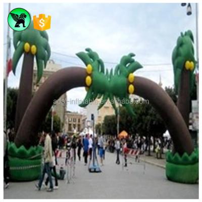 China Inflatable Event Palm Tree Inflatable Replica Customized Inflatable Event Palm Tree Arch A2386 for sale