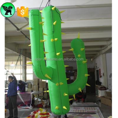 China 2m Event Hanging Inflatable Cactus Customized Inflatable Giant Advertising Cactus For Event A7684 for sale