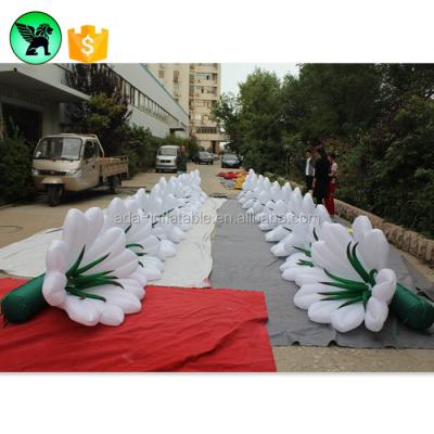 China HD Printing Inflatable Oxford Cloth 10m Wedding Event Flower Chain Customized Flower Chain For Party A3496 for sale