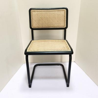 China Home Simple Balcony Small Teng Table Chair Slipcovered Rattan Leisure Chair Outdoor Simple Prep Chair Back for sale