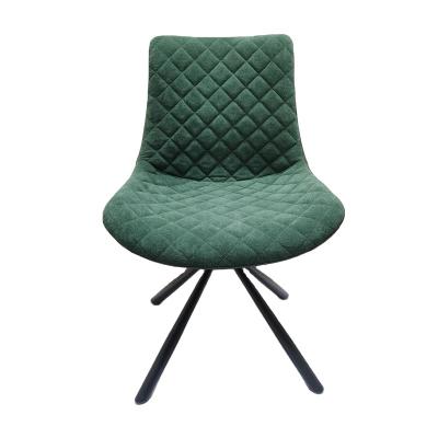 China Classic Modern Leg Metal Slipcovered Restaurant Furniture Chair Green Luxury Design Velvet Dining Chairs for sale