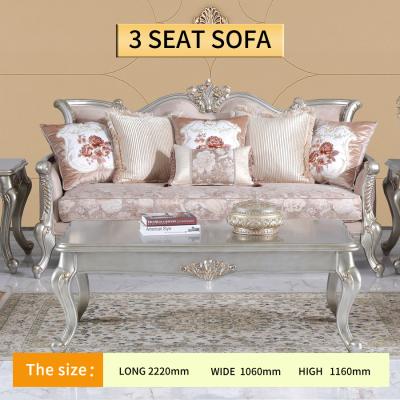 China Stylish and useful stylish design for living room r classic luxury hand carved fabric sofa for sale