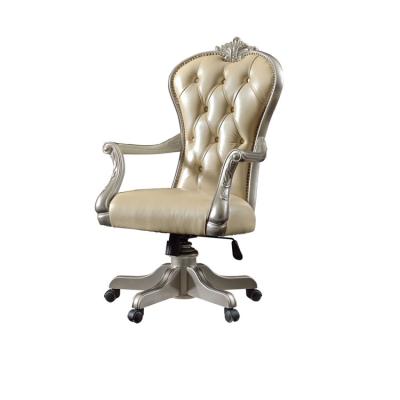 China Executive Chair Swing Seat Office Chair, Executive Office Chairs, Swivel Desk Chairs Bookapple Green Leather Chair for sale