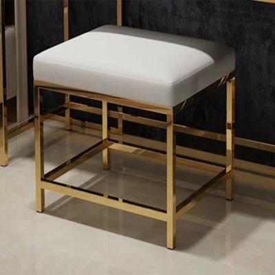 China Durable Stainless Steel Make Up Chair Stool for sale