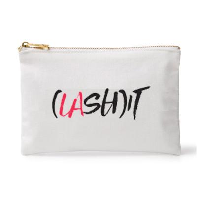 China Fashion Wholesale Custom Canvas Cosmetic Bag for sale