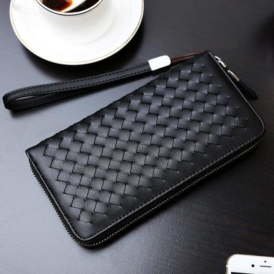 China Clutch Bag Pattern Synthetic Leather Woven Clutch Bag for sale