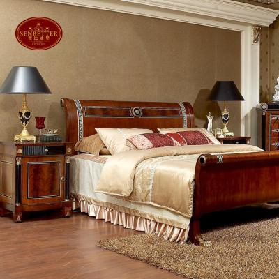 China Royal Bedroom 0010 Spanish Style Home And Hotel Bedroom Furniture With Mirror Dresser And Stool for sale