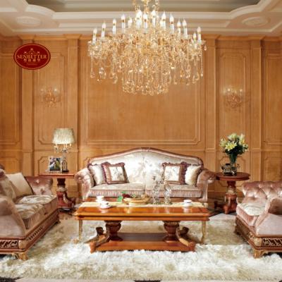 China 0062 European Antique Wooden Sectional Sofa Sofa Sets for sale