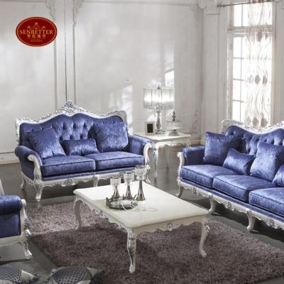 China Hot Sale 0036 Sofa Sectional Wooden Sofa Furniture French Classic Fabric Sofa for sale