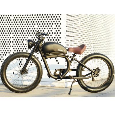 China Odm Retro Vintage Aluminum Alloy Mountain Bike High Quality Disc Brake Electric Bike 1000W 750W for sale