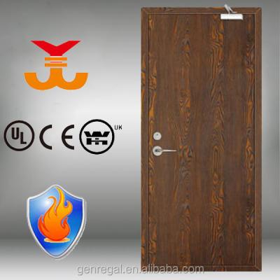 China Swing High Durbility BS Tested Hotel Residence 60min Fire Rate Wooden Door for sale