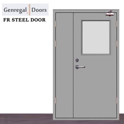 China Modern Emergency Exit 60 Min 90 Min Fire Steel Door for sale