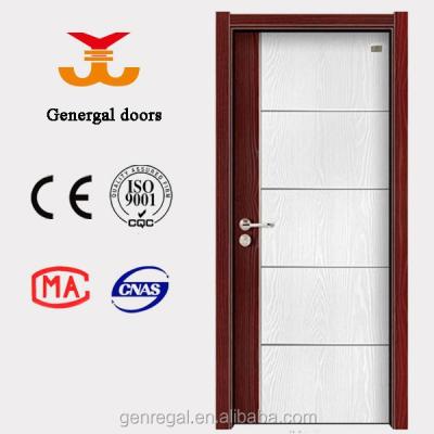 China Environmentally and Healthy Modern Paintless Formaldehyde Free Melamine Wood Doors for sale