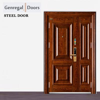 China Entrance Modern Anti-theft Security Apartment Steel Doors for sale