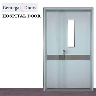 China modern hospital hygeian glass steel door for sale