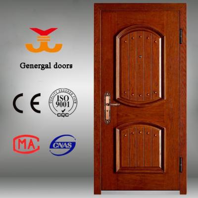 China Swing Manufacturer Steel Wood Entrance Exterior Armored Door for sale