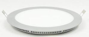 China Brightness Flat  6 Inch SMD LED Panel Round Shape Warm White for sale