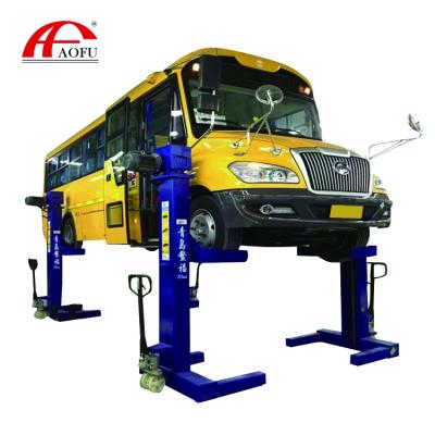 China Car Repair Workshop Qingdao Aofu 10 Ton Big Four Post Electric Car Lift With CE Certificate for sale