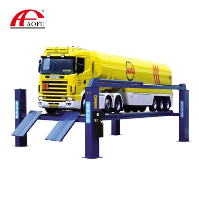 China hot sale 3230mm 12 ton vehicle 4 post big car lift with blue for sale