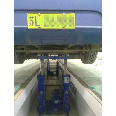 China Car repair shop Qingdao aofu can be customized according needs cars trench lift with blue for sale