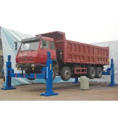 China Original Car Repair Center China Mobile Column Lift Four Post Hoists Hot Sale Large Capacity for sale