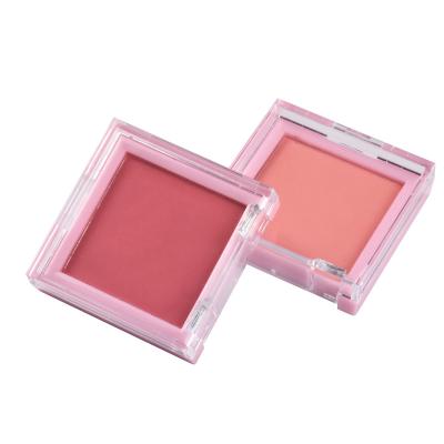 China AL234 factory price waterproof cheap natural custom red pink contour palette blush no logo makeup cosmetic blush for sale