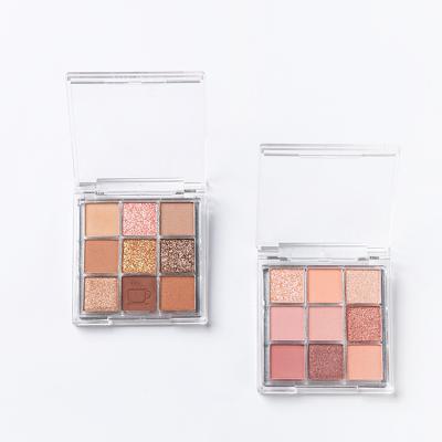 China New High Dye OEM Long Lasting Cosmetics Private Label 4 Colors Eyeshadow Palette for sale