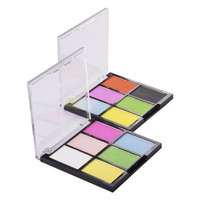 China FM-154 Highpigment Eye Makeup Eye Shadow 6 Colors Water Soluble Eyeshadow Palette for sale