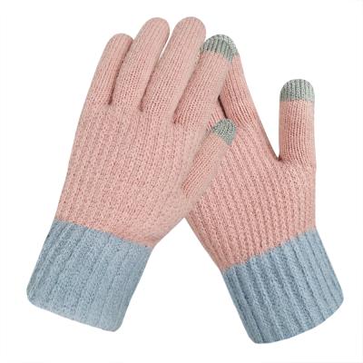 China Winter Elastic Heat Knitted Stretch Glove Magic Touch Screen Glove for sale