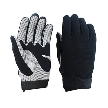 China Mens High Performance Impact Shock Resistant Mechanic Gloves With Adjustable Cuff for sale