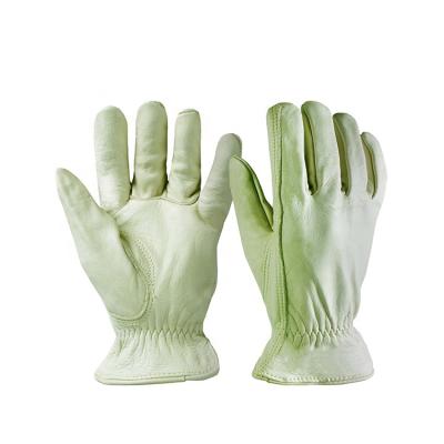 China Flexible Daily Use Sheepskin Leather Gloves For Truck Drivers Material Handling for sale