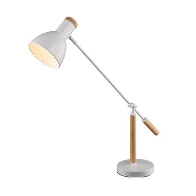 China Modern Modern Flexible Desk Lamps Study Computer Lights Indicating Long Light Swing Arm Black/White/Red LED Table Decor Home Lamp for sale