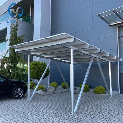 China AL 6005-T5 & Waterproof Stainless Steel Solar Car Shade Car Parking PV Shade Supporting Structure. for sale