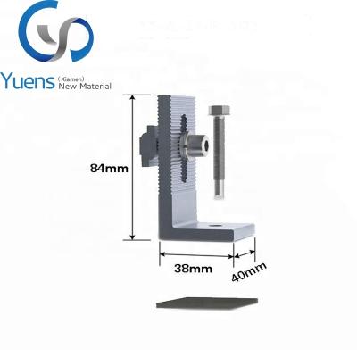 China Industrial L Bracket With Aluminum Hardware Solar Panel Mounting System for sale