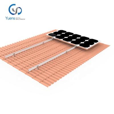 China AL 6005-T5 Factory Supplied Solar Mounts Asphalt Roof Tile Replacement for sale