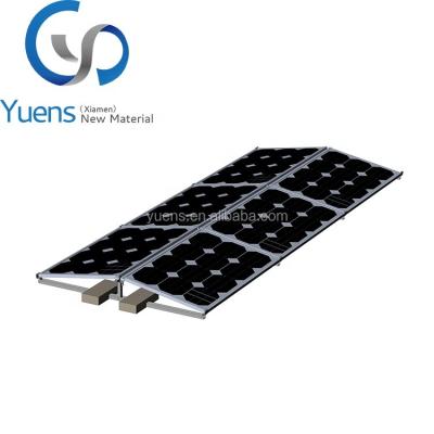 China Framed Ballast Stretching Flat Roof Solar System Solar Panel East West Bracket Flat Roof for sale