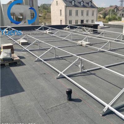 China Framed Flat Roof Mount Aluminum Solar PV Mounting Structure for sale