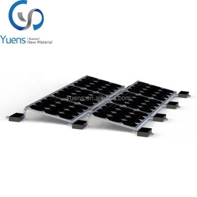 China Flat Roof Solar Panel Triangle View Adjustable Support Structure for sale