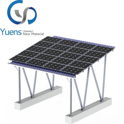 China Solar Panel Industrial Home Used Rack System Car Parking Structure Parking Lot Solar Panel Solar Car Port for sale