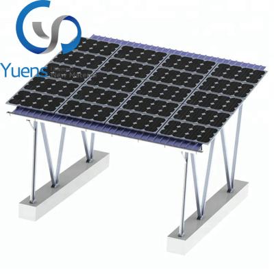 China Industrial Cost Effective Waterproof Canopy Solar Panel Mounting Carport for sale