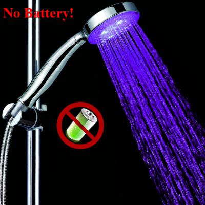 China Simple Non Battery LED Shower Head Birthday Gift Color Gift Business For Friend for sale